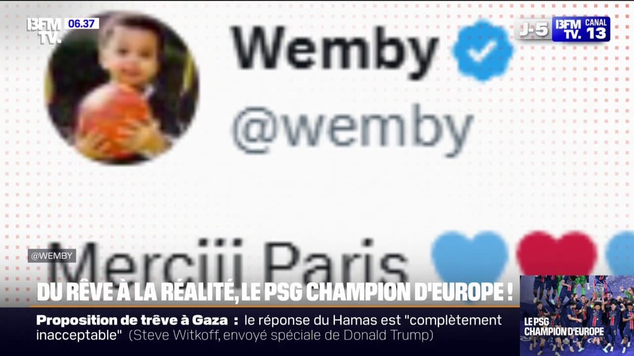 Emmanuel macron, kylian mbappé… les différentes réactions après le sacre du psg en ligue des champions