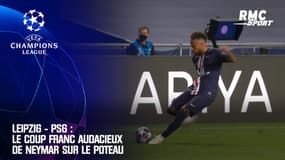 Leipzig - PSG : Le coup franc audacieux de Neymar sur le poteau