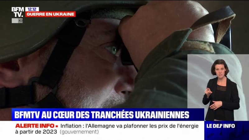 BFMTV au coeur des tranchées ukrainiennes