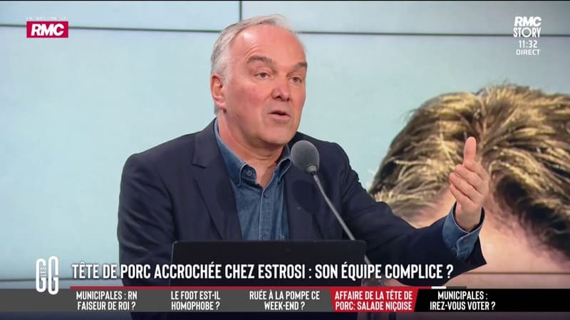 Tête de porc devant le domicile d'Estrosi, à Nice: "Si ça vient de son équipe, c'est la fin de sa carrière"