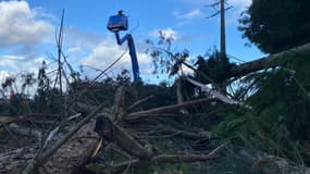 Enedis a fait appel à des renforts en Bretagne et en Normandie 