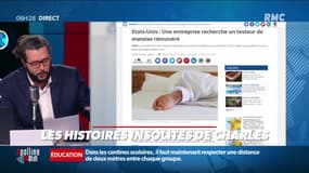 « Les 3 histoires de Charles Magnien » : Une offre d'emploi pour dormir aux US et une offre d'emploi pour goûter à des bonbons au Canada - 02/02