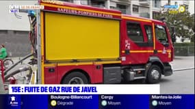 Paris: fuite de gaz dans le 15e arrondissement