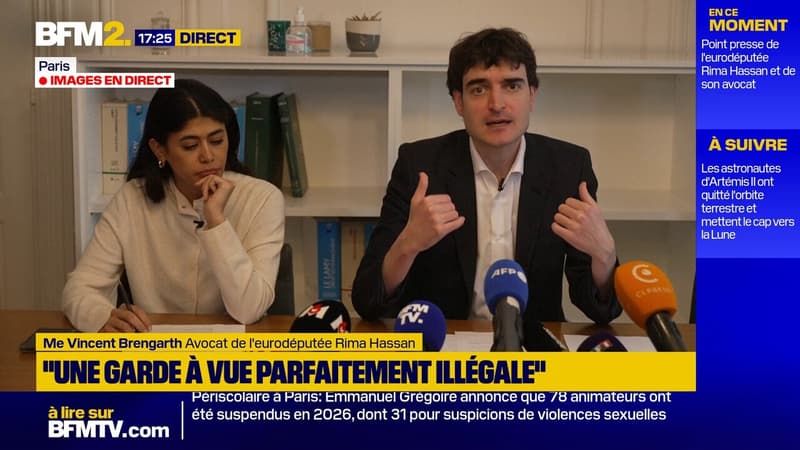 Garde à vue de Rima Hassan : son avocat dénonce un "contournement de l'immunité dont jouit Riman Hassan"