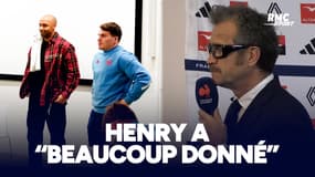 XV de France : "Il a beaucoup donné", Galthié remercie Henry pour sa visite