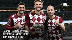 Japon : Iniesta et Villa offrent au Vissel Kobe son premier titre