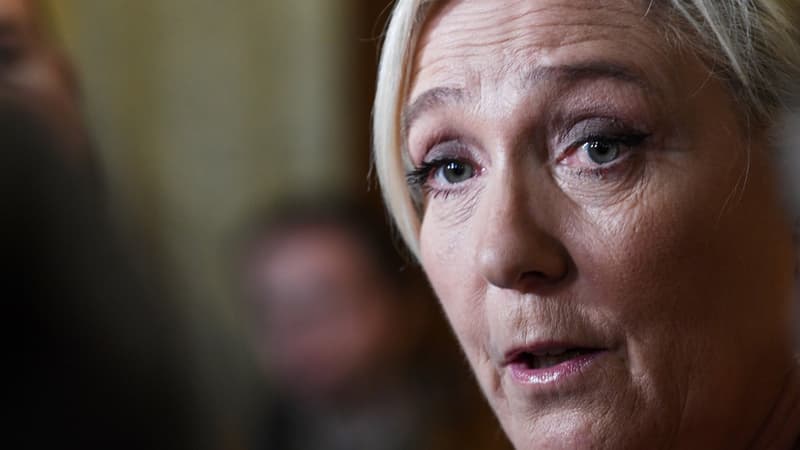 Marine Le Pen le 19 février 2020 à l'Assemblée nationale. 