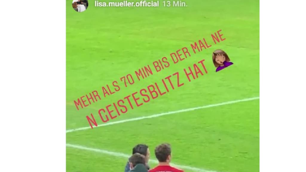La femme de Thomas Müller se paye Niko Kovac pendant Bayern-Fribourg