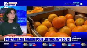 Marseille: une association offre des paniers pour les étudiants 