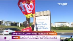 Dans l'Hérault, la CGT prête à bousculer Emmanuel Macron 