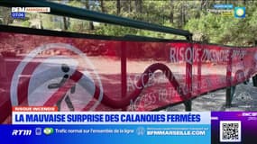 Bouches-du-Rhône: les calanques fermées à cause des risques d'incendie