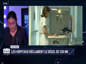Les News: Les hôpitaux réclament le dégel de 350 millions d'euros - 18/11