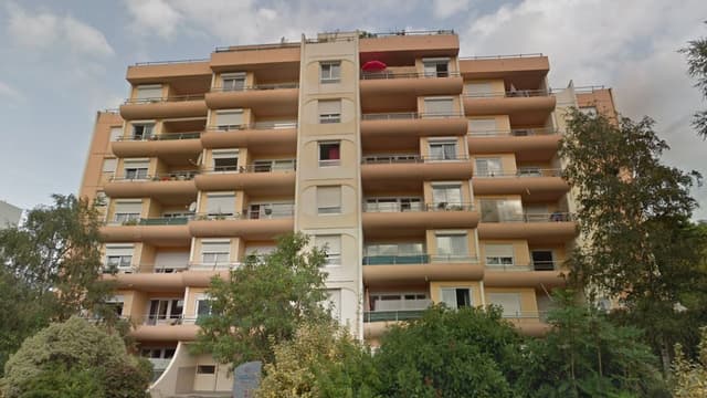 L'immeuble où s'est produit l'incident