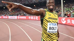 Usain Bolt lors des Mondiaux 2015