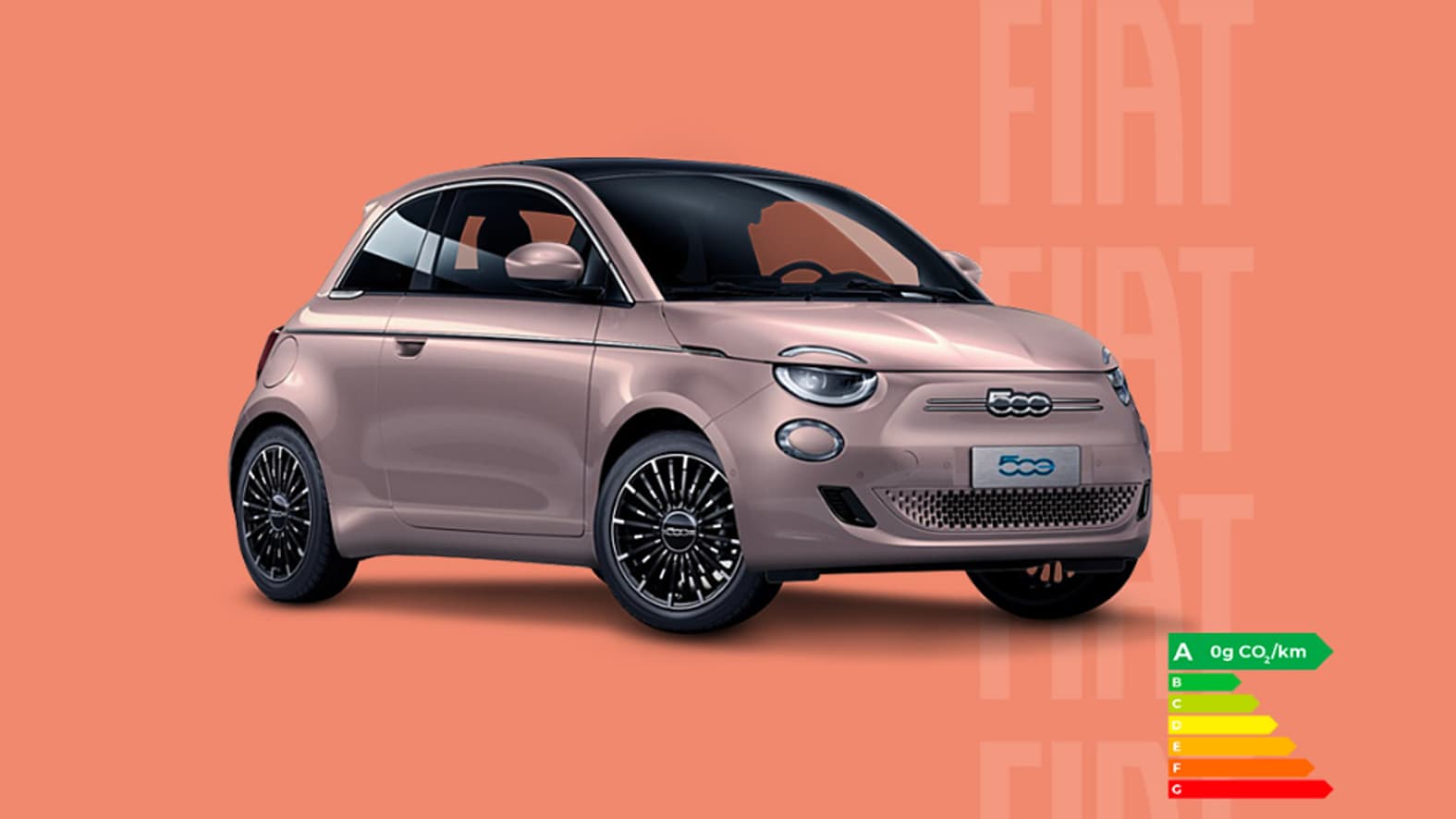 L'offre à 99 euros par mois de la Fiat 500e hors leasing social.