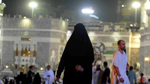 Des musulmans à Mina, dimanche, au premier jour du Hajj.