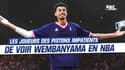 NBA Paris Game : Les joueurs des Pistons impatients de voir Wembanyama en NBA