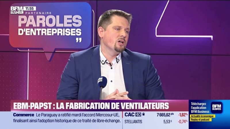 Guillaume Schwartz (ebm-papst France) : ebm-papst, la fabrication de ventilateurs - 21/03