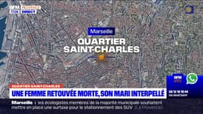 Marseille: une femme retrouvée morte dans le 1er arrondissement, son mari interpellé