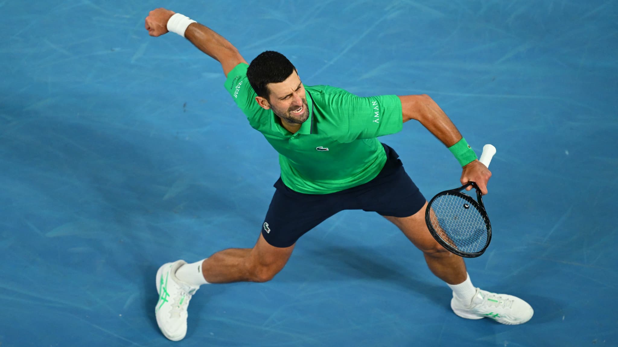 Novak Djokovic, le 1er février 2026. 