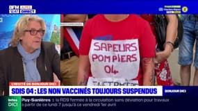 Alpes-de-Haute-Provence: près de 150 pompiers non-vaccinés ne peuvent pas reprendre leur activité selon Jean-Claude Castel