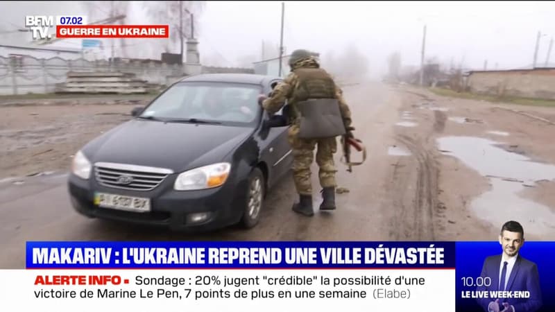 L'Ukraine reprend la ville de Makariv, à l'ouest de Kiev, dévastée par les bombardements