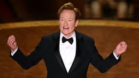 L'animateur Conan O'Brien le 3 mars 2025 lors des Oscars