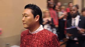 Psy le chanteur du très viral Gangnam Style, à Washington dimanche.
