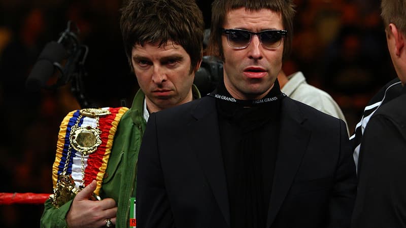 Noel et Liam Gallagher en 2008.