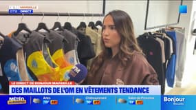 Des maillots de l'OM en vêtements tendance