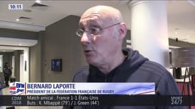 XV de France - Bernard Laporte : "Nous sommes chez les meilleurs ! Pendant 50 minutes, on a montré qu'on pouvait exister"