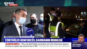 Gérald Darmanin: "La contrepartie du fait de ne pas faire de confinement est la demande du Premier ministre de pouvoir être très stricts sur les règles" du couvre-feu