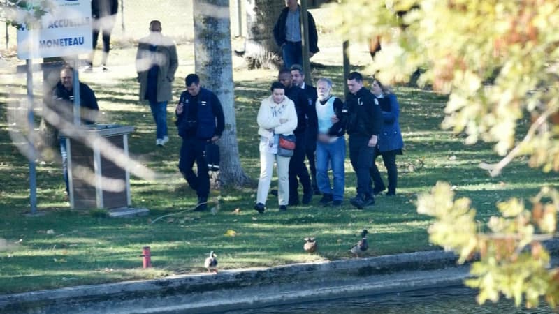 Michel Fourniret, 76 ans, a été extrait de sa cellule pour être conduit sur les lieux où le corps de Joanna Parrish a été découvert en 1990.