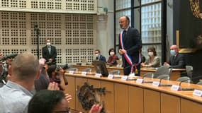 Édouard Philippe à la mairie du Havre, le 5 juillet 2020.