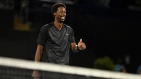 Gaël Monfils à Adélaïde le 3 janvier 2022