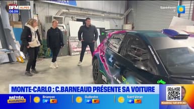 Monte-Carlo : Christian Barneaud présente sa voiture