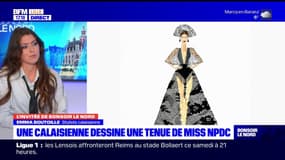 Miss France: une calaisienne dessine une tenue de miss Nord-Pas-de-Calais