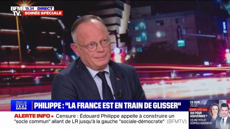 Édouard Philippe au sujet du RN: 