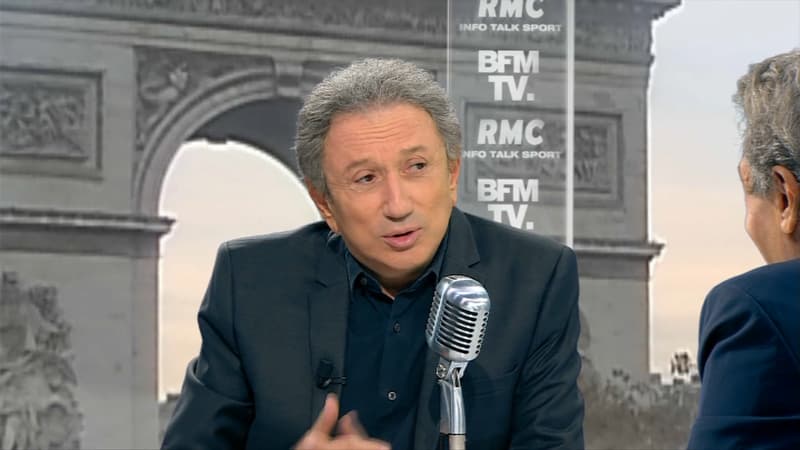 Michel Drucker ce mardi matin sur BFMTV et RMC.