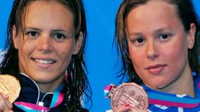 Laure Manaudou et Federica Pellegrini, les deux championnes seront passées par Philippe Lucas