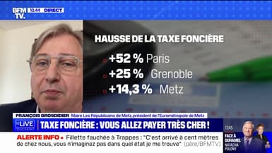 Le maire de Metz affirme avoir "été obligé" d'augmenter la taxe foncière "pour voter un budget à l'équilibre"