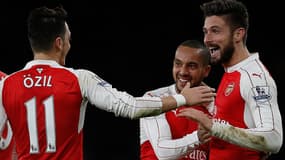 Özil, Walcott et Giroud