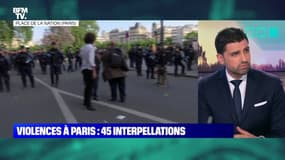 Défilé du 1er-Mai: 45 interpellations en marge de la manifestation à Paris - 01/05