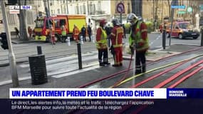 Marseille: un incendie s'est déclaré dans un appartement boulevard Chave