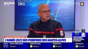 Le colonel des sapeurs-pompiers des Hautes-Alpes sur BFM DICI