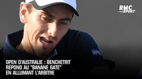 Open d'Australie : Benchetrit répond au "banane gate" en allumant l'arbitre 