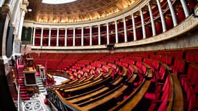 L'hémicycle de l'Assemblée nationale le 8 juillet 2024 