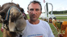 Olivier Philipponneau et son dromadaire femelle de 11 ans, Shilla