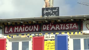 La maison de l'artiste Ben à Nice, en 2016.