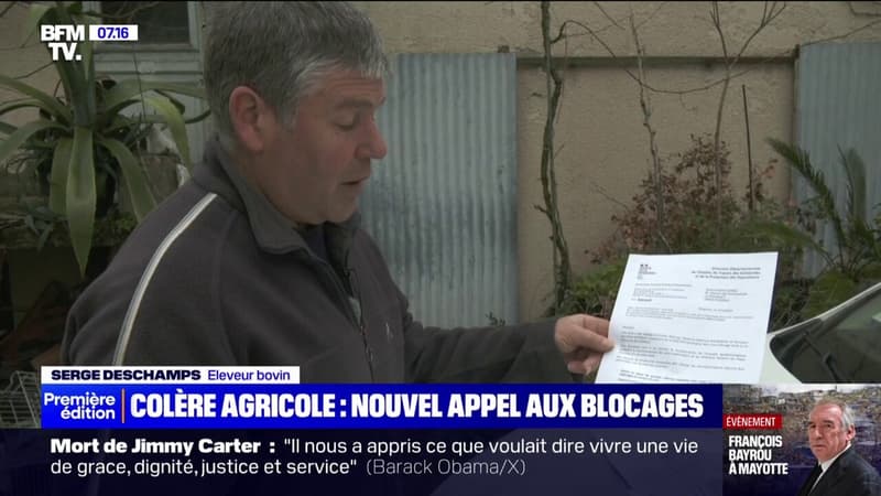 Colère agricole: la Coordination rurale appelle à un nouveau blocage le 5 janvier